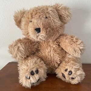 VTG Mervyn's Playful Pals Brown Teddy Bear Plush 11" Stuffed Animal Toy Fluffy